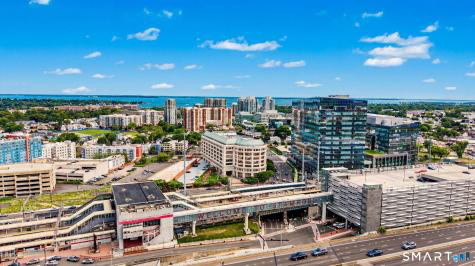 Aerial view of Stamford